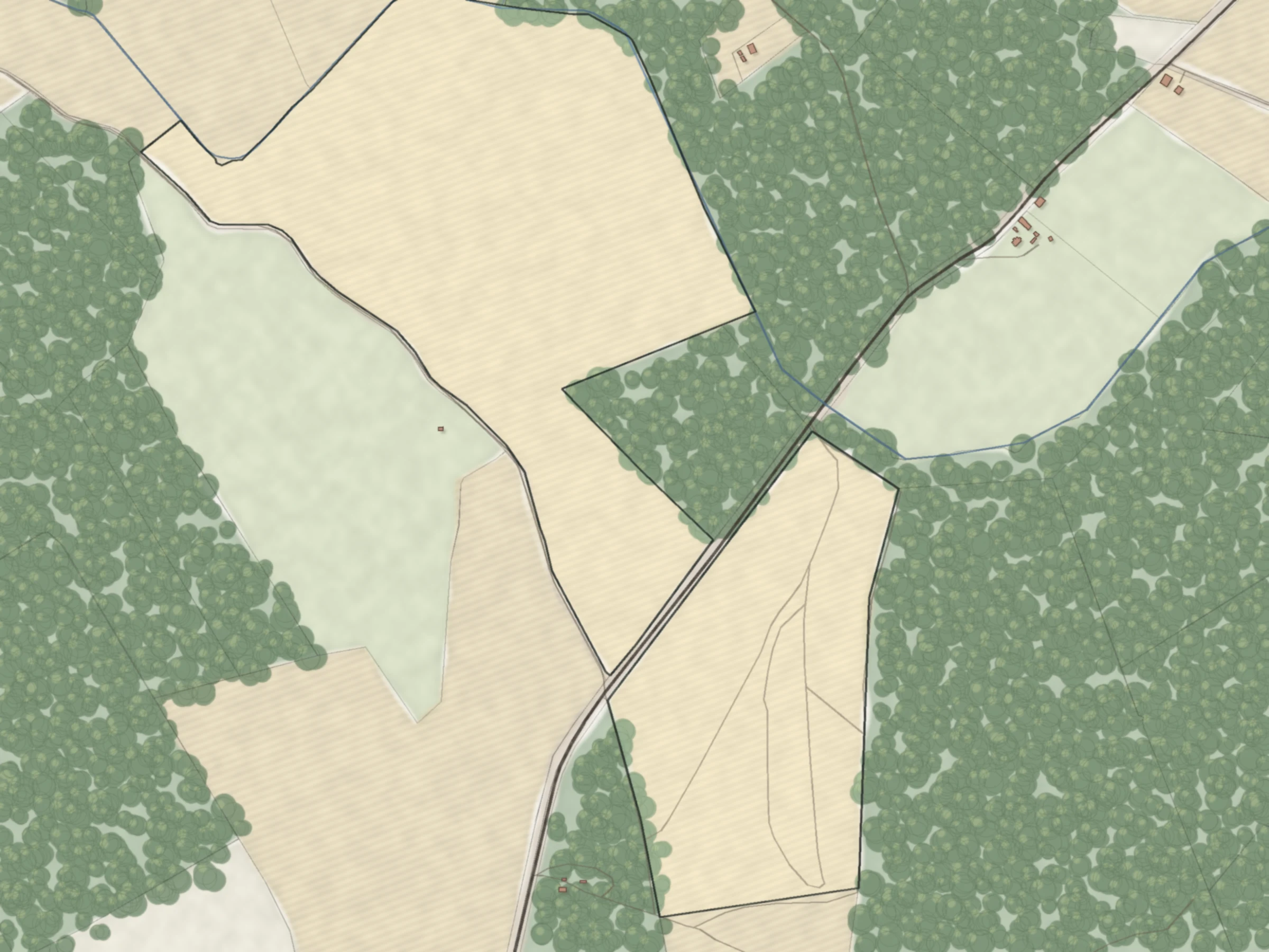 Hand-drawn map of Lāčpurniņi